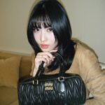 Momo Hirai Instagram - Black & Brown 🖤🤎 @miumiu #MiuMiu #MiuArcadie #ad #JAPAN