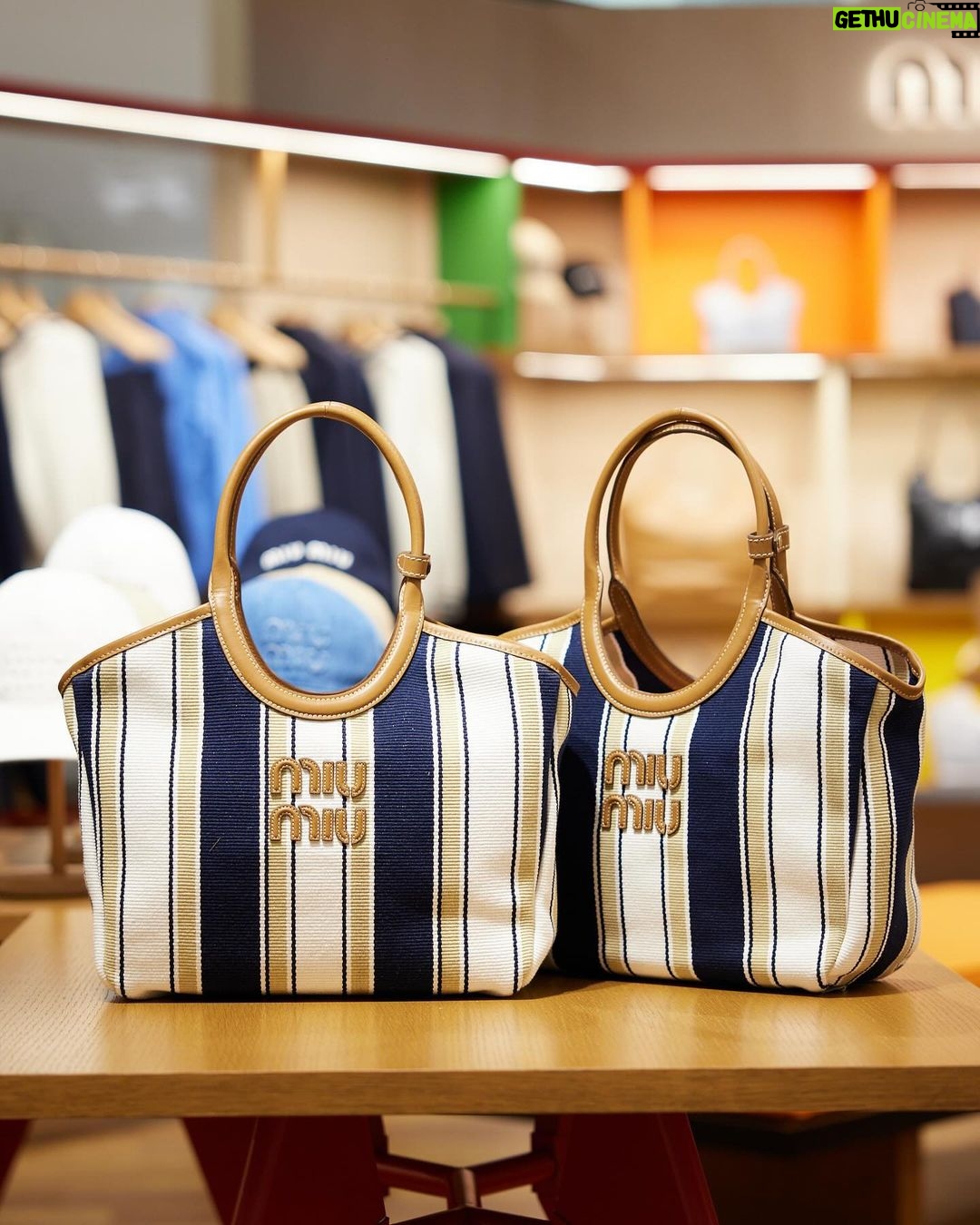 Momo Hirai Instagram - “Miu Crew” Pop Up from Feb. 7 20 at Isetan Shinjuku and from Feb. 21 27 at Hankyu Department Store Umeda Main Store. @miumiu #MiuMiu #MiuCrew #PR #JAPAN