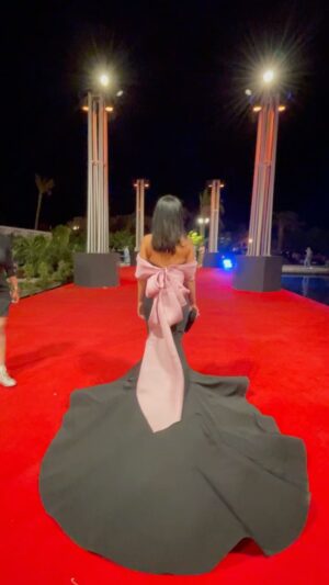 Mona Zaki Instagram - GFF Opening Ceremony ✨ 

Thanks to my friend and one of the most talented designers in the world @yasmine.yeya @maisonyeya for the fabulous custom-made dress

Beyond love it 😍 

Special Thanks To The Amazing Team 

Styled @maigalal 
Dress @maisonyeya @yasmine.yeya 
Jewelry: @vintagelanejewelry 
Ring: @bilarabi 
Clutch: @sarahsbag 
Makeup: @ayaabdelhamid 
Hair: @ahmed__mounir