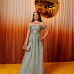 Mona Zaki Instagram - It was a magical night 💫 Thank you @bulgari Stylist: @cedrichaddad Dress: @zuhairmuradofficial Hair: @rafifazaa Makeup: @ojmakeupartist Photographer: @rolandhaddad_ Bvlgari Yacht Club Dubai