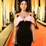 Mona Zaki Instagram - GFF Opening Ceremony ✨ Thanks to my friend and one of the most talented designers in the world @yasmine.yeya @maisonyeya for the fabulous custom-made dress I am In love with it ♥️🙏 Special thanks to the amazing team 🙏♥️ Styled @maigalal Dress @maisonyeya @yasmine.yeya Jewelry: @vintagelanejewelry Ring: @bilarabi Clutch: @sarahsbag Makeup: @ayaabdelhamid Hair: @ahmed__mounir