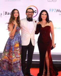 Mona Zaki Instagram - Aside from that The Cairo film festival has a special place in my heart.. this one was super special to me, The Faten hamama honorary award.. Having my beautiful family with me on that day.. receiving all the love and support from my friends and colleagues.. I really feel honoured to be part of this industry.. I am really Thankful. Thank you @mohefzy @cairofilms for making this festival greater every year A big thanks goes to one of the greatest designers in the world @nicolasjebran @nicolasjebranworld the dress was beautiful ♥️ I loved each and every detail about it Special thanks goes to the super talented @maigalal Special Thanks 🙏 🙏 Hair : @hamomohsen Makeup: @monagamalofficial Bag custom made by: @aliel_official Earrings: @rapture.me Thanks : @flarepr Thanks to my team @ginger__tm for your constant support