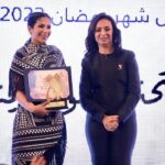 Mona Zaki Instagram - كل الشكر للمجلس القومي للمرأة لتكريمي عن مسلسل "تحت الوصاية"، ممتنة للقائمين على العمل و على حفل التكريم، وخالص التهاني للزملاء الذين فازوا بتكريمات المجلس القومي للمرأة هذا العام ‏ @ncwegypt و شكر خاص للدكتورة @maya.morsy.egypt Thanks to my glam team Makeup by @ayaabdelhamid Hair @ayman_ali25