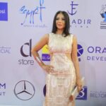 Mona Zaki Instagram - Congratulations @hendsabri For the outstanding performance in Noura's dream..❤❤❤😘😘 Stylist @maigalal Dress @miriamnazmydesigns Jewellery @azzafahmy Make up @sorayashawky Hair @ashour_201__hair_styilst Clutch @renecaovilla Thank u so much @hamedz199 for the lovely pictures ❤