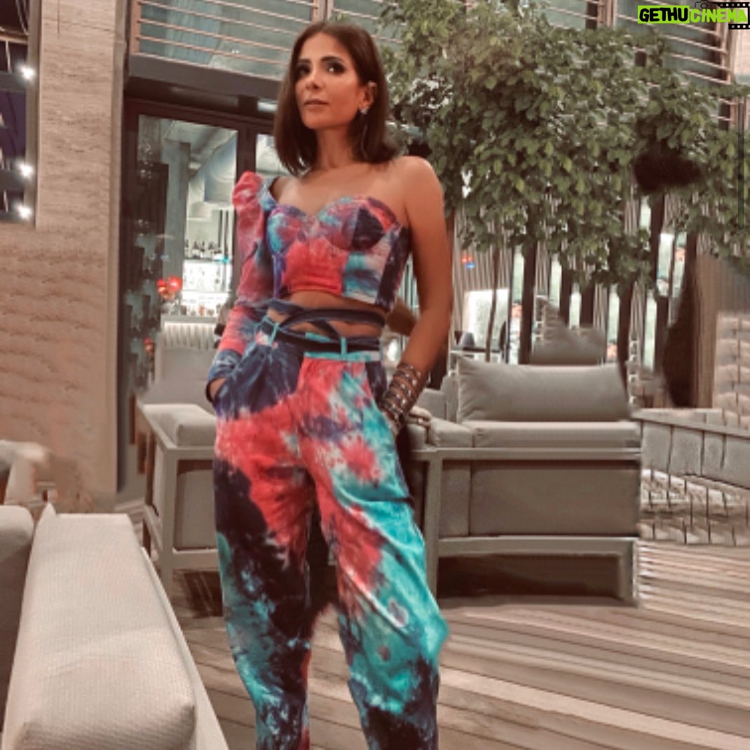 Mona Zaki Instagram - Day 2 from @louboutinworld Party #dancewithmechristian Outfit by the one and only outstanding @mrskeepa @mrskeepaofficial Shoes @louboutinworld Hair @laloge_uae Makeup @hindash Photoghrapher @waleedshah Jewellery @bulgariofficial