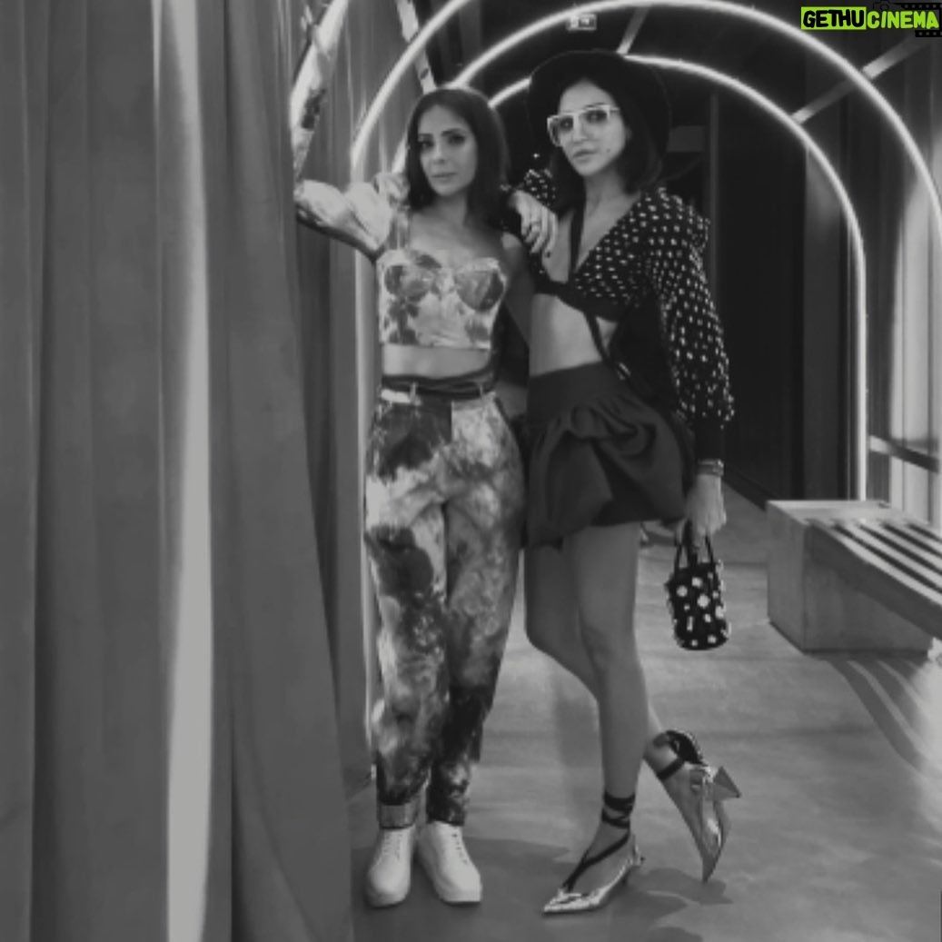 Mona Zaki Instagram - Day 2 from @louboutinworld Party #dancewithmechristian Outfit by the one and only outstanding @mrskeepa @mrskeepaofficial Shoes @louboutinworld Hair @laloge_uae Makeup @hindash Photoghrapher @waleedshah Jewellery @bulgariofficial