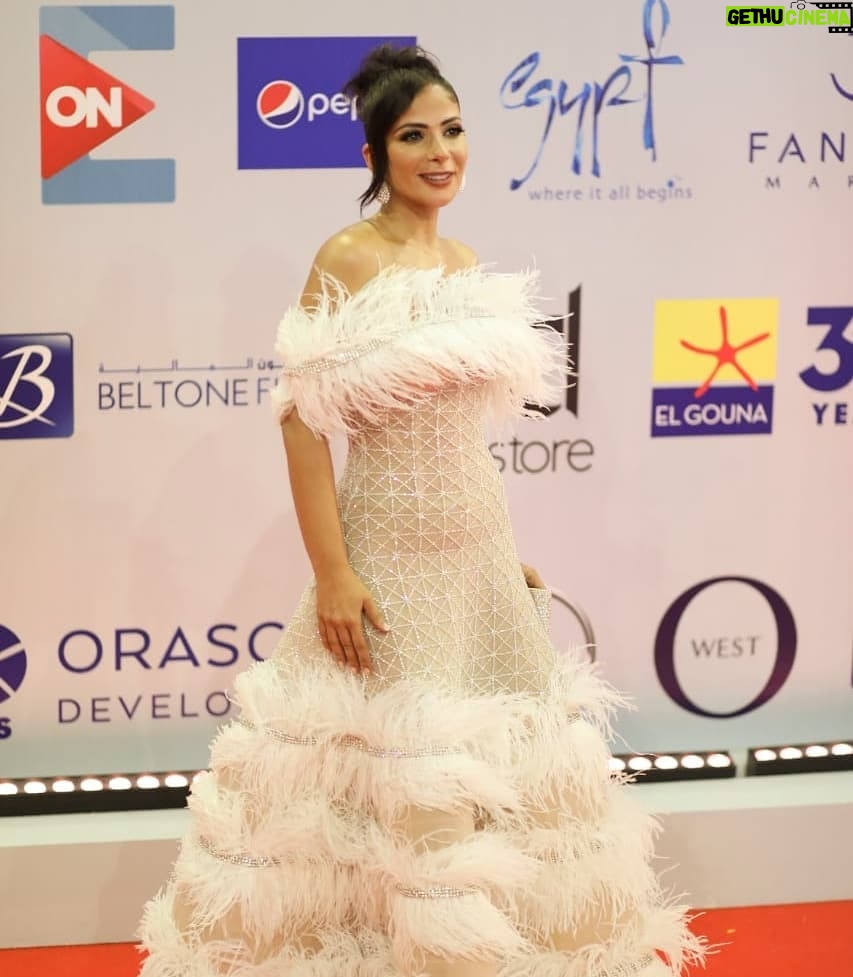 Mona Zaki Instagram - Yesterday was a dazzling night at the opening ceremony of @elgounafilmfestivalofficial. Thank u @maigalal for my red carpet look You always give your utmost dedication and tolerance for me❤ Thank u @maisonyeya for the magnificent dress your creativity and classy taste makes you who you are the queen of bridal and evening dresses❤ Thank u @dimajewellery the look was completed with your heavenly designed diamond pearl earings Thank u @sorayashawky for my beautiful make up u master what u do❤😘 Hairdresser @ashour_201__hair_styilst thank u ❤😘 Ring @elmawardyjewelry 💍❤ Photo credit @mahmoud.taki @norayoussef_photography @hamedz199