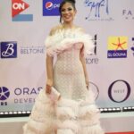 Mona Zaki Instagram - Yesterday was a dazzling night at the opening ceremony of @elgounafilmfestivalofficial. Thank u @maigalal for my red carpet look You always give your utmost dedication and tolerance for me❤ Thank u @maisonyeya for the magnificent dress your creativity and classy taste makes you who you are the queen of bridal and evening dresses❤ Thank u @dimajewellery the look was completed with your heavenly designed diamond pearl earings Thank u @sorayashawky for my beautiful make up u master what u do❤😘 Hairdresser @ashour_201__hair_styilst thank u ❤😘 Ring @elmawardyjewelry 💍❤ Photo credit @mahmoud.taki @norayoussef_photography @hamedz199