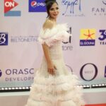 Mona Zaki Instagram - Yesterday was a dazzling night at the opening ceremony of @elgounafilmfestivalofficial. Thank u @maigalal for my red carpet look You always give your utmost dedication and tolerance for me❤ Thank u @maisonyeya for the magnificent dress your creativity and classy taste makes you who you are the queen of bridal and evening dresses❤ Thank u @dimajewellery the look was completed with your heavenly designed diamond pearl earings Thank u @sorayashawky for my beautiful make up u master what u do❤😘 Hairdresser @ashour_201__hair_styilst thank u ❤😘 Ring @elmawardyjewelry 💍❤ Photo credit @mahmoud.taki @norayoussef_photography @hamedz199