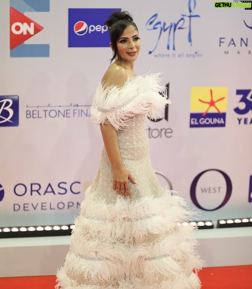 Mona Zaki Instagram - Yesterday was a dazzling night at the opening ceremony of @elgounafilmfestivalofficial. Thank u @maigalal for my red carpet look You always give your utmost dedication and tolerance for me❤ Thank u @maisonyeya for the magnificent dress your creativity and classy taste makes you who you are the queen of bridal and evening dresses❤ Thank u @dimajewellery the look was completed with your heavenly designed diamond pearl earings Thank u @sorayashawky for my beautiful make up u master what u do❤😘 Hairdresser @ashour_201__hair_styilst thank u ❤😘 Ring @elmawardyjewelry 💍❤ Photo credit @mahmoud.taki @norayoussef_photography @hamedz199