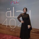 Mona Zaki Instagram - ‎ساعات قليلة بس شفت فيها حب كبير، من قلبي شكرا لكل اللي حضروا العرض الخاص لفيلم رحلة 404 في جدة في المملكة العربية السعودية، شكرا للحفاوة في الاستقبال والحب، مبسوطة بردود الفعل الإيجابية على الفيلم، وهنبسط أكتر لما أسمع أراء باقي الجمهور ..يارب الفيلم يعجبكم @filmclinic @lagoonie_film_production @hi_media_production @muvi_cinemas @arabiapictures Thank you to the team behind my look 🙏♥️ Styled by @maigalal Dress by @harithand Shoes @renecaovilla Make up @nevin.ali_makeup Hair @aisha.hairstylist @salon_mermaid