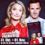 Monika Gruber Instagram - "Und erlöse uns von den Blöden", das neue Buch, das ich gemeinsam mit Andreas Hock geschrieben habe, ist ab 02. November im Handel erhältlich. Die Deutschlandpremiere findet in der Comödie Fürth statt, Tickets gibts ab Montag auf www.comoedie.de - wir freuen uns, wenn Ihr kommt. 🤗 #monikagruber #andreashock #buch #lesung #neuerscheinung #literatur #underlöseunsvondenblöden #comödiefürth #comödie #kabarett #autor #autorin #bayern