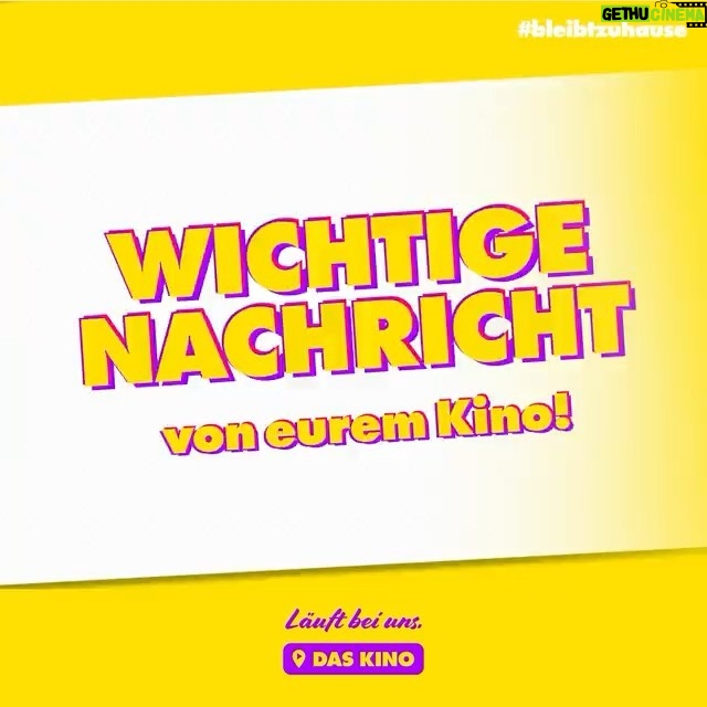Monika Gruber Instagram - Wichtige Nachricht von Eurem Kino! #bleibtzuhause #bleibtdaheim #bleibtsdahoam #kino #werbung @constantinfilm @daskino.de @torsten_koch