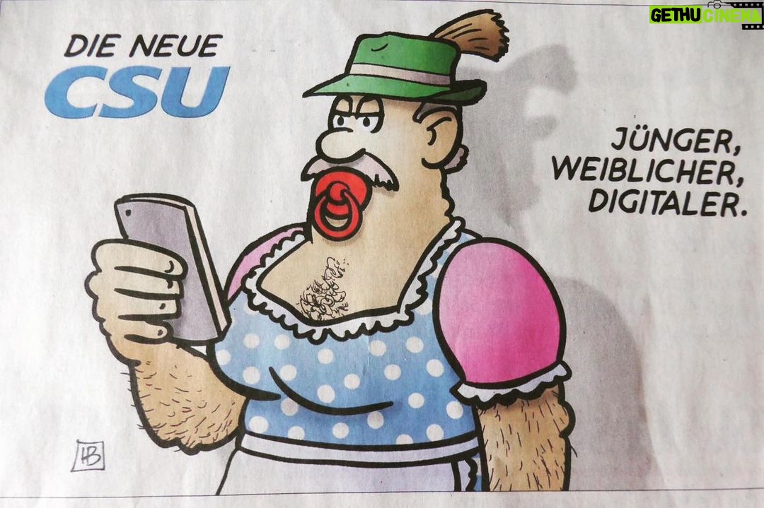 Monika Gruber Instagram - #harmbengen #harmbengenkarikaturen #monikagruber #kabarett #comedy #csu #jung #weiblich #digital #wahnsinn Erding, Germany