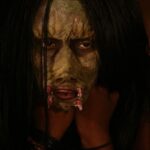 Monique Dupree Instagram - Good morning!! Don’t be afraid to say it back!!! #31daysofhalloween Go and watch my movie Bachelor Party in the Bungalow of the Damned Available on @amazon #horror #screamqueen #badass #imdb #horroractress #halloween #makeuptransformation #vampiremovie #scarymovie
