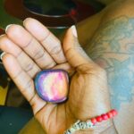 Monique Dupree Instagram - She has so much energy!!! So grounding.. #rainbowhematite #vibratehigher #spirituallife #moniquedupree #crystals #wrestlingpersonality #naturegoddess #treelover #highervibes