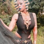 Monique Dupree Instagram - Good morning!! Don’t be afraid to say it back!! Queen of the Gypsies… ALWAYS 💛🖤💛🖤