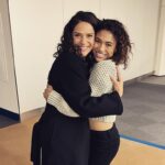 Monique Gabriela Curnen Instagram - #tbt + #bts Some more @ghoststarz season 3 love. Love working with these two fab humans & talented folks @thugginn & @michaelraineyjr #ghost #bts #setlife #creatives #familia