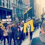 Monique Gabriela Curnen Instagram - #UnionStrong Out in these streets…days 111 & 112, catching up with dear friends & meeting new ones @sagaftra #sagaftra #sagaftrastrong #sagaftrastrike #nyc