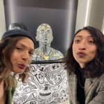 Monique Gabriela Curnen Instagram - What a joy to celebrate @laolunyc & his gorgeous work for @lladro !! 🖤🤍🖤We danced, played & left inspired by your light! Congratulations! 🌟✨🖤 #laolu #lladró #nyc #art #light #spirit #inspiration #nycmagic
