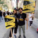 Monique Gabriela Curnen Instagram - Day 103. We deserve & have worked for a modern contract to address modern issues. We will not stand for the AMPTP business practices of: •Income erosion •AI exploitation •Not compensating labor in proportion to streaming profits •Undercutting livable health & retirement funds For us, it's #SAGAFTRAstrike. We are #SAGAFTRAstrong #unionstrong #sagaftra