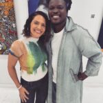 Monique Gabriela Curnen Instagram - Thank you @laolunyc for the inspiring studio visit! The conversation was deep & laughter was too 🙌🏽 🌟 So grateful to hear about your creative journey & for the magical summer afternoon #summer #artist #diaspora #inspiration #nigeria #newyork #create