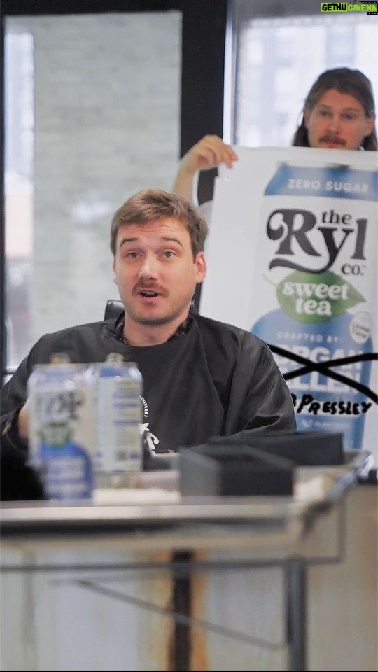 Morgan Wallen Instagram - Voila, Wallen. The Ryl Story behind my haircut w @calebpressley