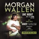 Morgan Wallen Instagram - One Night At A Time World Tour – Verified Fan Presale 12/7 2023 is gonna be a special year… I got a lot in store for y’all and thought we’d start with this… make sure you head to my website morganwallen.com to sign up for verified fan to get your unique code for the pre-sale on Wed 12/7. VIP Packages will be available. Verified Fan Pre-sale –– Wednesday 12/7 (US & Canada Only) *times vary per market Fan Club Pre-sale –– Wednesday 12/7 (Australia & New Zealand Only) *times vary per market Public on sale –– Friday 12/9 *times vary per market Ready for y’all to hear what we’ve been working on so I’m dropping a few songs at midnight eastern time tonight. One Thing At A Time Tennessee Fan Days That End In Why The World