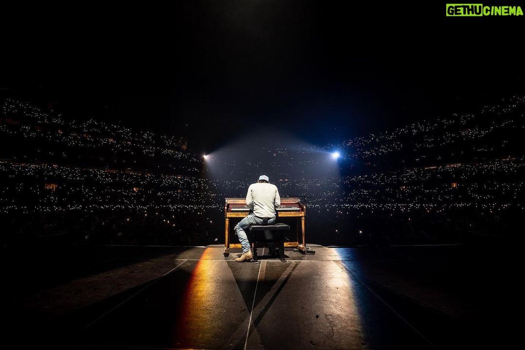 Morgan Wallen Instagram - The Dangerous Tour came to a close with our first ever stadium headline show. 43,500 people in attendance to break the venues previous record. I’m in the studio right now working on new music, or I would write a novel about this. For now, a huge thank you to everyone involved in this tour and all the fans who made it possible. Love ya. Also, God Bless Texas Globe Life Field