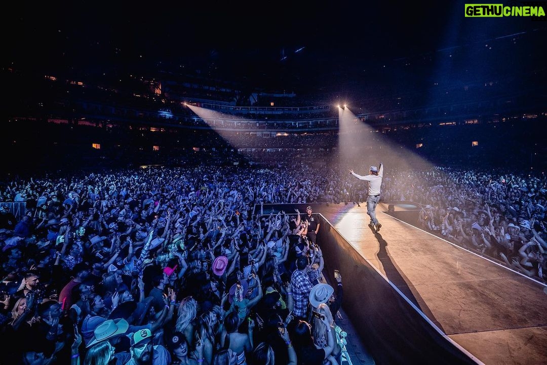 Morgan Wallen Instagram - The Dangerous Tour came to a close with our first ever stadium headline show. 43,500 people in attendance to break the venues previous record. I’m in the studio right now working on new music, or I would write a novel about this. For now, a huge thank you to everyone involved in this tour and all the fans who made it possible. Love ya. Also, God Bless Texas Globe Life Field
