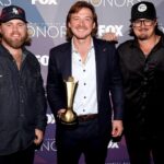 Morgan Wallen Instagram - Proud to have accepted the ACM Honors Milestone Award last night. And very proud to do it with my country a$$ friends right beside me.