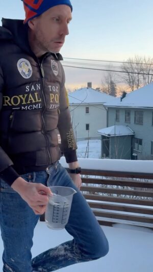Morten Ramm Instagram - There’s no such thing as bad weather, just bad clothes, so I put on a warm beanie today, and went out in the crispy cold to make a viral video. My big hope and wish was that it would spread and go viral and travel organically around the globe through internet and social plattforms, and get millions of views and become so popular that they would post it on NBC, the BBC or other major news channels or broadcasters in different countries. VG.no would also have been cool, but I wanted to set higher goals than just being a national hit, so I brought several buckets of water with me out in this cold day in january. Even though I did not get the result that I wanted, I had a blast makin the content. I had a really cool time when I made the video. So much fun we had outside in the freezing cold. Hope you will like it. Try it yourself. Boil water, but don’t wait too long for the water to cool before doing the stunt, as it will not produce the desired result. Stay warm, guys🏂❄️🌨️❄️