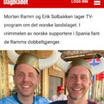 Morten Ramm Instagram - Lookalikes er lookalikes, og at det kan bli litt vel mange, den er forsåvidt grej, men når det er såpass treff at det blir en nyhetssak, da er vi vel ferdig med å sende doppelgangers i DM til meg. Fint å runde av det på en ålreit måte, selv om Kjetil Eide har vært stand in for meg på eventer i mange år, når jeg feks ikke gidder å ha DjDan selv. Han får manus, spiller cocojambo noen runder og sier at han skal lage litt liv og vaffelrøre her i kveld, og så er det hasta luego og 20% rett i fickan rett fra minibanken til Privatmegleren, Nille eller Elkjøp, Carl Berners kick off.