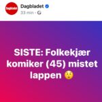 Morten Ramm Instagram - Til alle dere der ute som driver med humor, og ikke helt føler at dere lager det folket vil ha, og kanskje får litt tyn og kommentarer her og der, så er det bare én ting som gjelder, og det er å bite tenna sammen, hold på i 10 år til, så blir du folkekjær til slutt. Når det er sagt, så vil jeg i den anledning rette en takk til Dagbladet. Har blitt kalt mye greier opp gjennom av folk og anmeldere i avisene, men aldri folkekjær. Det varmer. God jul!