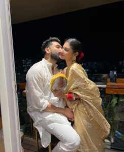Mouni Roy Instagram - 2 years married, 730 days of countless memories, & 63,072,000 seconds of me talking and you pretending to listen 😋😌 Happy anniversary baby ♥️ Wuvv you! x @nambiar13