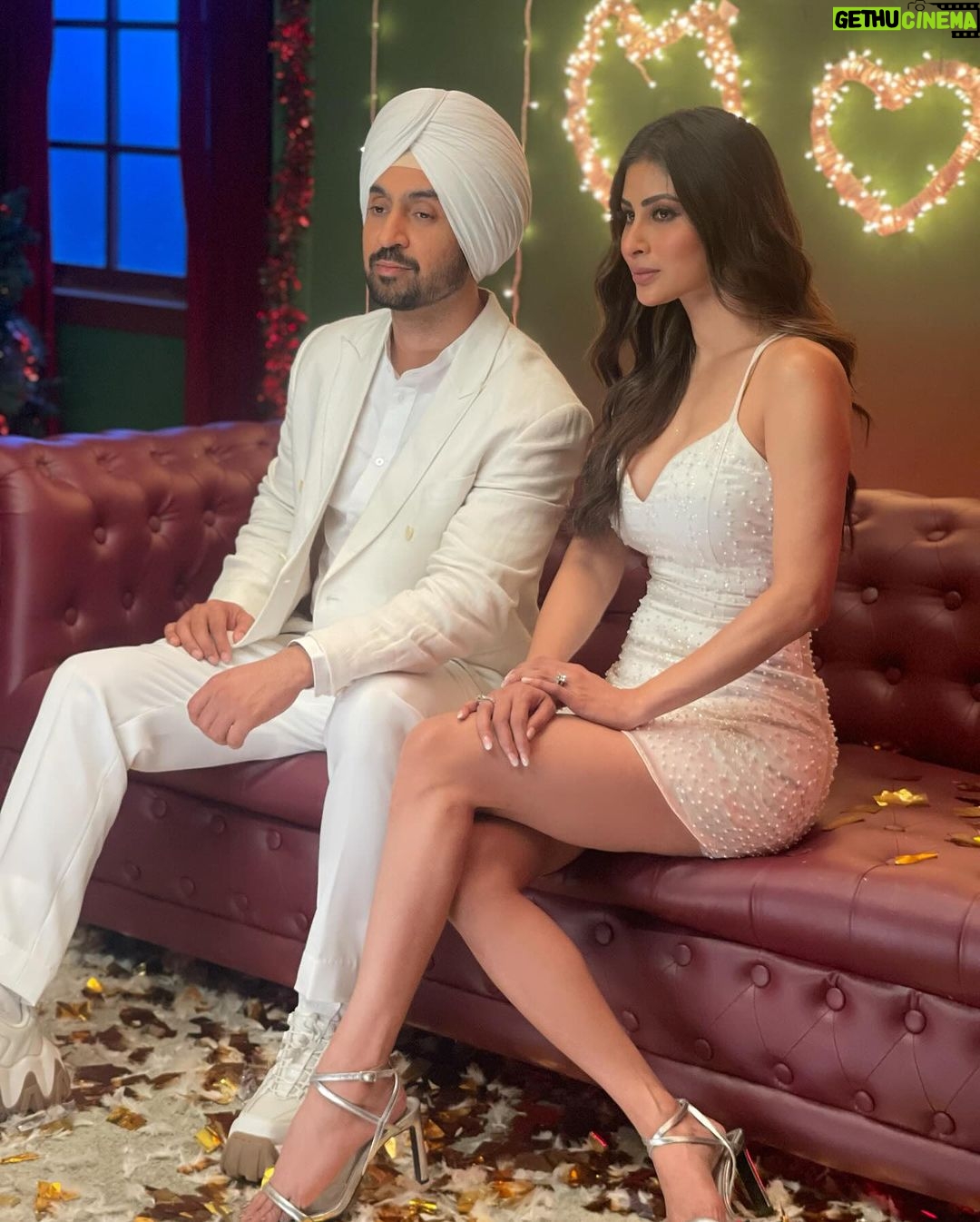 Mouni Roy Instagram - This special song is out now on a special day♥️ Happiest of birthdays @diljitdosanjh may you continue conquering the world with your talent & winning the hearts of everyone you cross paths with your warmth. Love ya x *link in bio*