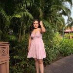 Mridanjli Rawal Instagram - 🦋🌸 : : #instagram #pinkdress #howtodress #goavibes #goals #howtowear #vacationvibes #throwback #love #fashiondaily #fashionlover❤️ #fridayflowers #naturephoto #allfashion #pinklove