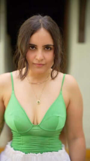 Mridanjli Rawal Instagram - Rocking a stunning green bodysuit that makes me feel like a total fashionista, paired with cozy white pyjamas that are all about that relaxed vibe. ✨ 

And of course, I couldn’t resist adding a touch of glam with some gorgeous fashion jewelry. 💍✨

Why is this combo a game-changer, you ask? Well, it’s all about balance! The vibrant green adds a pop of color and energy, while the white pyjamas keep it laid-back and comfy, making it a versatile choice for any occasion. Plus, the gold bling elevates the whole look, making it oh-so-chic! 🙌

Sometimes, fashion is all about mixing and matching to create your own unique style, and this ensemble is my go-to for those days when I want to feel fabulous without sacrificing comfort. 💃💖

What’s your favorite style combo that makes you feel like a superstar? Share it in the comments below! Let’s inspire each other! 💬

📹- @picx.medias 

✨ #FashionBlend #StyleComfortCombo #FashionistaLife” #réel #newinfluencer #mridanjli #mridanjlirawal #fashion #green #chic #beachlife #beachvibes #love #music #dance #cansaulim #thursday #takemebackthursday #fashiongoals #fashiontips #howtodress