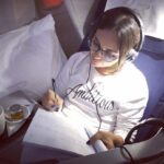 Mridanjli Rawal Instagram - From the longest flight ✈️ I ever took! 19 hours to New York! Had lot of reading to do😉 #virginwomendiaries 2, Coming Soon!!❤️