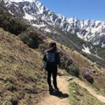 Mridanjli Rawal Instagram - This time, I packed my bag and stayed in mountains for 5 days. Walking for hours and hours was not easy, especially on the snow. But what made this journey beautiful? Friends. New and old. Hand in hand. Sharing water, food, snacks & most important comfort and love. Pushing each other to complete the trek. Cheering up for each other. Taking care when someone is sick. Chatting and chatting for hours. And yes playing UNO and Mafia in the train. Love you all!!❤️❤️ Unsaid Rule of trek- No shower for 5 days😂!! @annayagnik @kneo07 @sunaina @priya_chaplot @itsnitikatrivedi @nilovenagar @gaya3_nair @chavan_mansi @sagarika._.badass @trushalee_bait @ishan__shah__ Himachal Pradesh