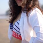 Mridanjli Rawal Instagram – Beach Ready……😋🦋🏖🌊
Bralette : @tommyhilfiger 
Shorts: @charlotterusse 
:
Shot by: @picx.medias 
:
:
#instagram #tuesday #motivationalquotes #fashiongoals #beachchic #effortlessstyle #beachvibes #coastalliving #beachescape #beachtime #goa #madrem #morjim #vacation #traveltheworld #model #shoot #love #happygirls #happy #music #shakirafan #sandytoes