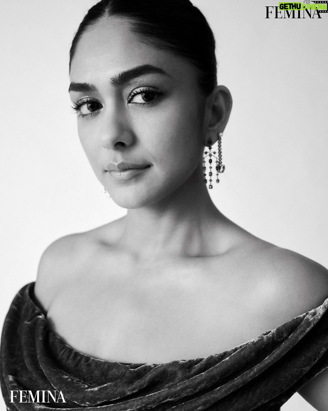Mrunal Thakur Instagram - The time between ‘action’ and ‘cut’ is where the magic happens ✨ #CoverGirl @feminaindia Editor: @missmuttoo Art Director: @bendivishan Photographer: @behalsahil at @soakltd Styling: @surbhishukla Makeup: @missblender Hair: @deepalid10 Styling Assistant: @vedicavora #MrunalThakur #FeminaJanuary2024 #FeminaCover #FeminaXMrunalThakur #Bollywood