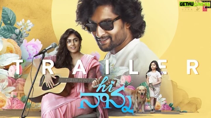 Mrunal Thakur Instagram - We can’t wait for you all to witness this beautiful, unforgettable tale on the 7th of December in the theatres. 💖 #HiNanna #HiNannaTrailer #HiNannaOnDec7th #HiPapaTrailer #HiPapaOnDec7th #HiPapa @shouryuv @myrakiarakhanna @heshamabdulwahab @sanujohnvarughese @kollaavinash @_praveenantony_ @mohan.cvm @drteegala @vyraents @tseries.official @tseriessouthofficial