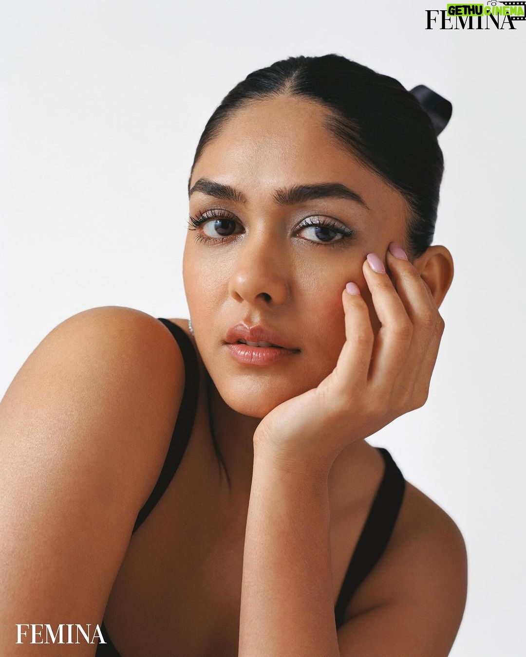 Mrunal Thakur Instagram - The time between ‘action’ and ‘cut’ is where the magic happens ✨ #CoverGirl @feminaindia Editor: @missmuttoo Art Director: @bendivishan Photographer: @behalsahil at @soakltd Styling: @surbhishukla Makeup: @missblender Hair: @deepalid10 Styling Assistant: @vedicavora #MrunalThakur #FeminaJanuary2024 #FeminaCover #FeminaXMrunalThakur #Bollywood