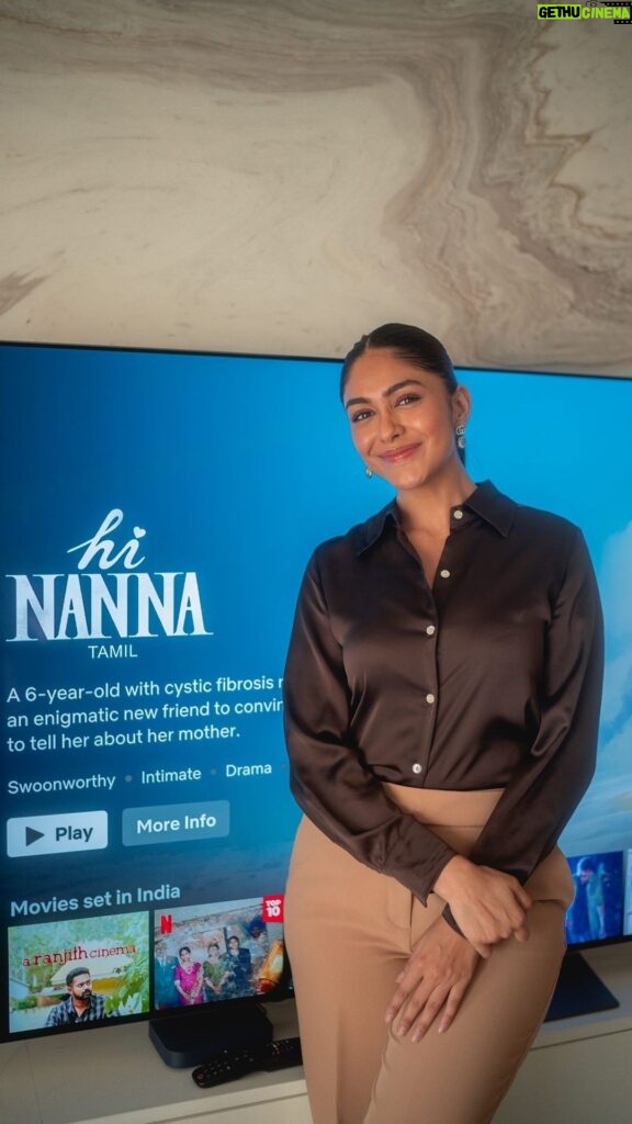 Mrunal Thakur Instagram - If you’re looking for what to do this weekend, don’t look any further. Yashna, Mahi and Viraj are here to make your weekend a little more magical!! ✨ Hi Nanna now streaming on @netflix_in! 💖