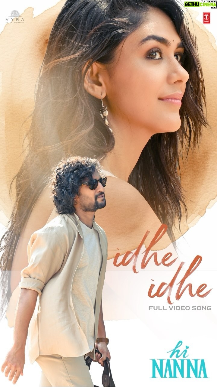 Mrunal Thakur Instagram - The heart races and emotions flow ❤️🔥 Soul stirring melody #IdheIdhe full video song out now 💥 #BlockbusterNanna #HiNanna Natural🌟 @NameisNani @mrunalthakur @preyadarshe @shouryuv @MyrakiaraKhanna @heshamabdulwahab @sanujohnvarughese @kollaavinash @_praveenantony_ @mohan.cvm @drteegala @vyraents @Tseries.official @TseriesSouthOfficial
