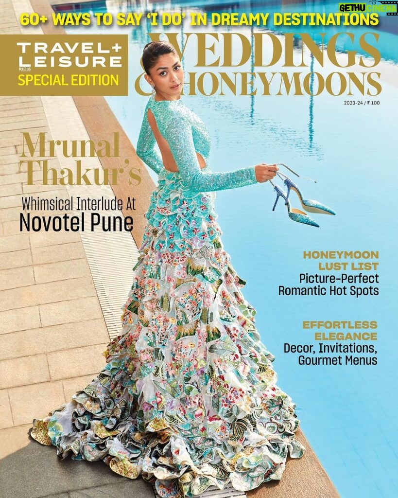 Mrunal Thakur Instagram - Our Weddings and Honeymoon issue this year focuses on intimate destination weddings that put the spotlight on subtle elegance and personal connections. Our comprehensive guide has everything you need to put together your dream wedding. For the cover we take the versatile and beautiful Mrunal Thakur (@mrunalthakur) to the futuristic and eclectic Novotel Pune, Nagar Road hotel (@novotelpune). Get to know a few lesser known facts about her as she kicks back and enjoys her off-the-cuff break at the hotel. With destination weddings only getting bigger by the day, finding an exotic and off-beat location has become quite the task. But we have your back. Our special series on the hottest wedding destinations both in India and abroad will help you zero in on the right location. In other stories read up about the best honeymoon destinations and expert-approved ways to curate the perfect wedding trousseau. Produced by Simrran Gill (@simrrangill ) Assisted by Adila Matra (@adila_matra) Video Produced by Jagdish Limbachiya (@jagdishjl ) Photographed by Keegan Crasto (@keegancrasto ) Project Manager Shannon Lobo (@shannonmikhaillobo ) Styled by Aastha Sharma (@aasthasharma) Assisted by Manisha Chhanang (@iammanisha ) and Reann Moradian (@reannmoradian ) Make-up by Lochan Thakur (@missblender ) Hair by Tejinder Singh (@tejisinghofficial) Outfit: Rahul Mishra (@rahulmishra_7) shoes: Jimmy Choo (@jimmychoo) Earrings: Diosa Paris (@diosaparis) Location: Novotel Pune Nagar Road (@novotelpune ) #TLIndia #MrunalThakur #WeddingsandHoneymoons