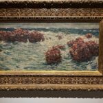 Mugi Ienaga Instagram - 青木繁《海》 1904 油彩 / カンヴァス 石橋財団アーティゾン美術館 《海の幸》で有名な青木繁の違う海。モネっぽさがあります。
