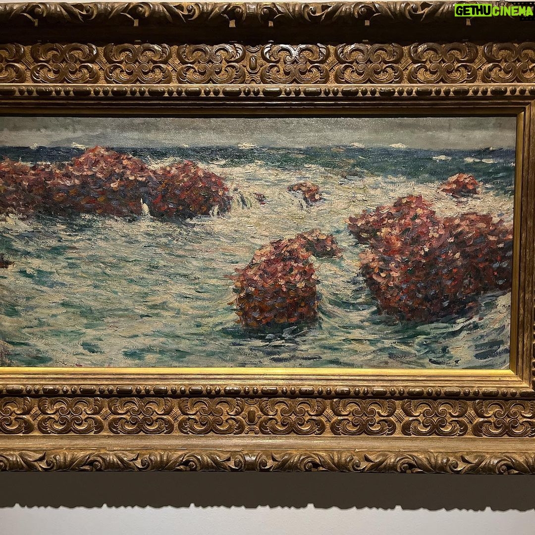 Mugi Ienaga - 3.3K Likes - 青木繁《海》
1904 油彩 / カンヴァス
石橋財団アーティゾン美術館
《海の幸》で有名な青木繁の違う海。モネっぽさがあります。