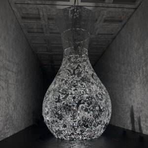 Mugi Ienaga Instagram - 乃木坂 国立新美術館　

大巻伸嗣　Interface of Being　真空のゆらぎ

《Gravity and Grace》
